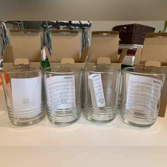 4 Nespresso Barista Small Glass 350ml/ 12oz - Picture 4 of 7